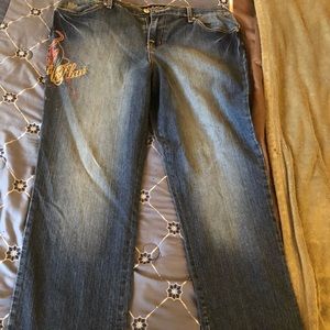 Babyphat skinny straight leg jeans new